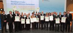 All winner cities during the awarding event in Berlin © BMVBS