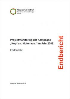 Cover of the monitoring report © Wuppertal Institut